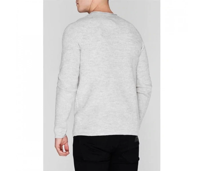 Фото - чоловічий джемпер Джемпер Firetrap Rollneck Grey Marl L