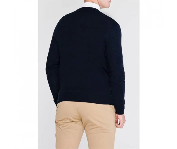 Фото - чоловічий джемпер Джемпер Howick Merino V Neck Navy XXL