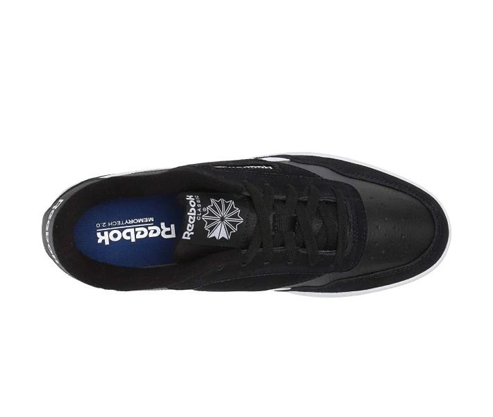 Фото - чоловічий кросівок Кросівки Reebok Club Memt Black/White/Reebok Rubber Gum-03 44.5