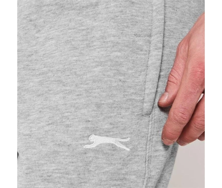 Фото - чоловічі спортивні штани Спортивні штани Slazenger Cuffed Fleece Grey Marl XL