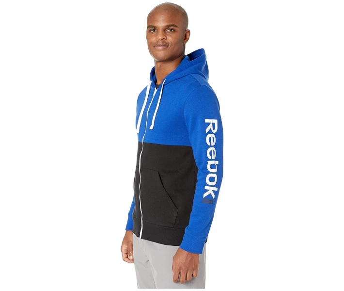 Фото - чоловічу толстовку Толстовка Reebok Training Essentials Full Zip Cobalt M