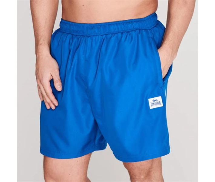 Фото - чоловічі шорти Шорти Lonsdale 2 Stripe Woven Blue/BrBlue XL