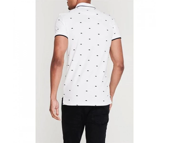 Фото - чоловіче поло Поло SoulCal All Over Pattern Bear White XL