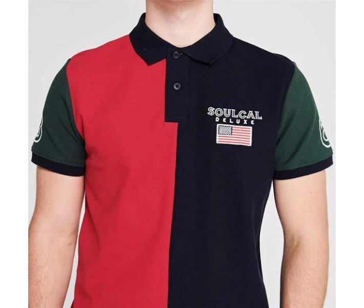Фото - чоловіче поло Поло SoulCal Deluxe Cut and Sew Multi S