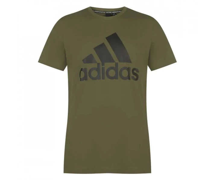 Фото - чоловічу футболку Футболка adidas Logo Raw Khaki/Black XL