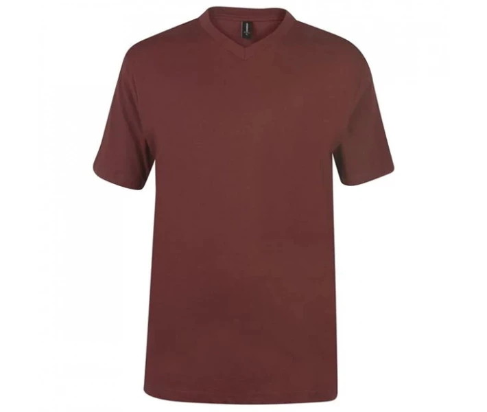 Фото - чоловічу футболку Футболка Donnay V Neck T Shirt Burg/Must/Black 3 шт XXL