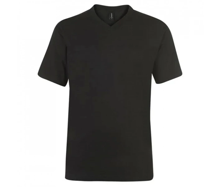Фото - чоловічу футболку Футболка Donnay V Neck T Shirt Burg/Must/Black 3 шт XXL