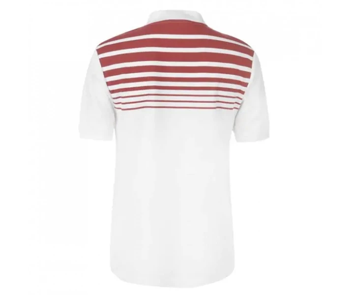 Фото - чоловіче поло Поло Lonsdale Yarn Dye Stripe White/Burgundy L