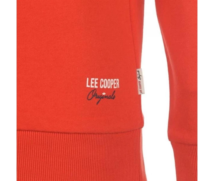 Фото - чоловічу толстовку Футболка Lee Cooper Bright Crew Sweater Mens Bright Red XL