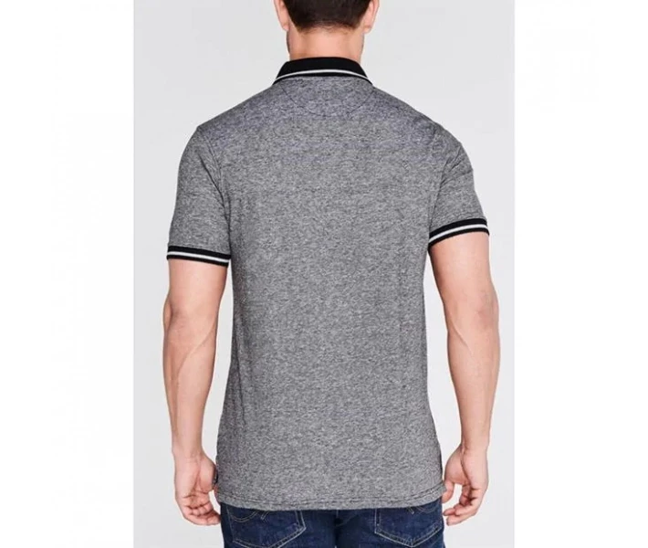Фото - чоловіче поло Поло Pierre Cardin Pin Stripe Black/Silver M
