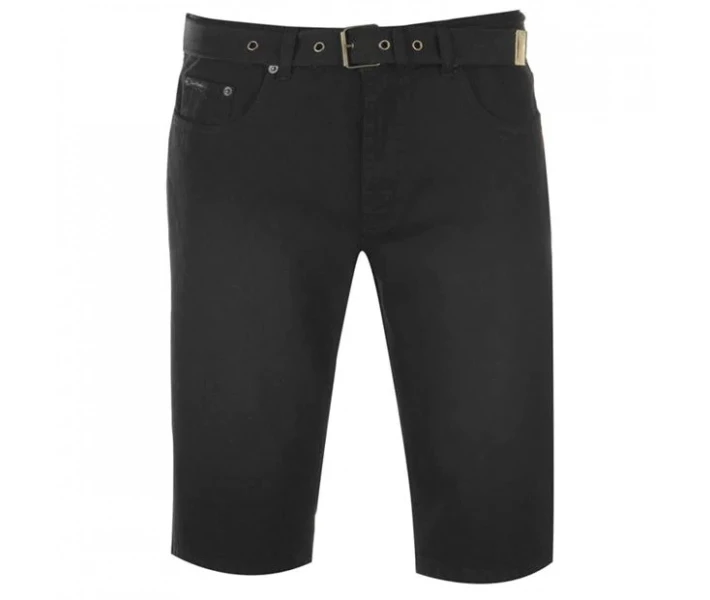 Фото - чоловічі шорти Шорти Pierre Cardin Web Belt Black S