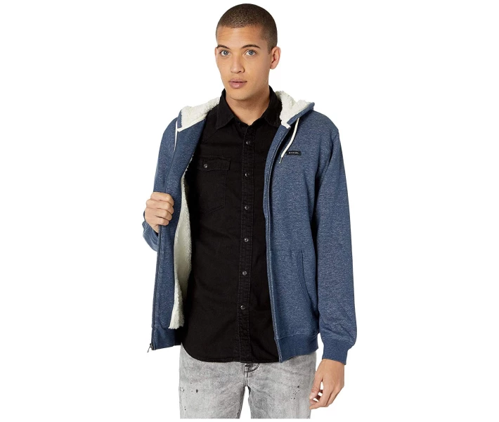 Фото - чоловіче худі Худі Rip Curl Core Zip-Up Sherpa Navy XXL