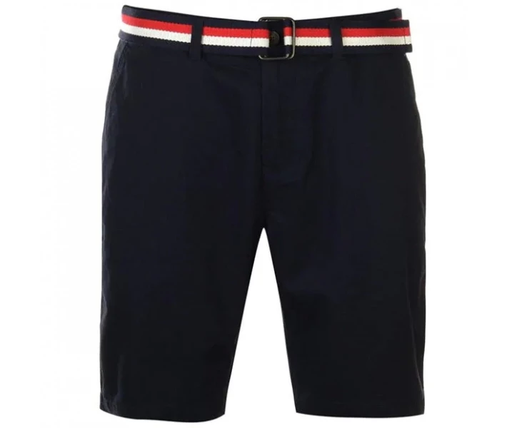 Фото - чоловічі шорти Шорти Pierre Cardin Belted Chino Navy L