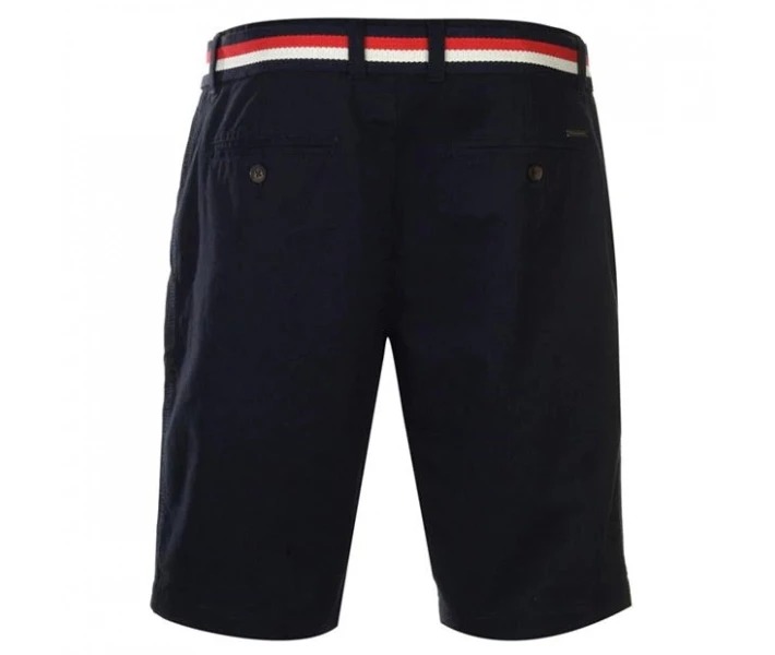 Фото - чоловічі шорти Шорти Pierre Cardin Belted Chino Navy L