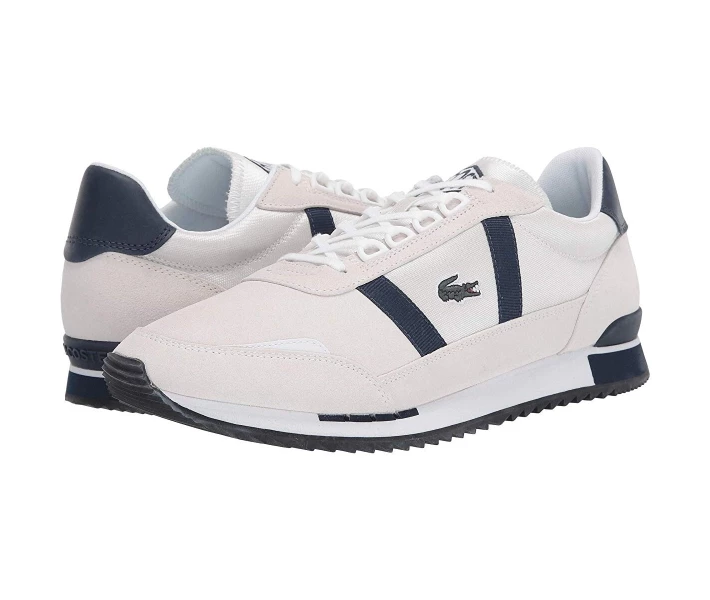 Фото - чоловічий кросівок Кросівки Lacoste Partner Retro 120 1 Off-White/Navy 44.5
