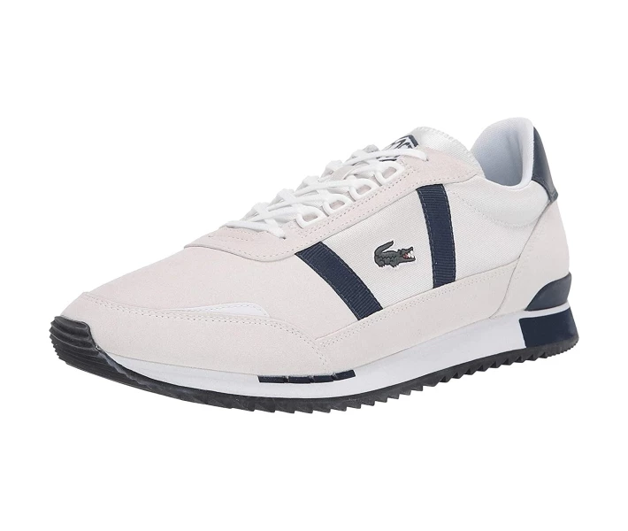 Фото - чоловічий кросівок Кросівки Lacoste Partner Retro 120 1 Off-White/Navy 44.5