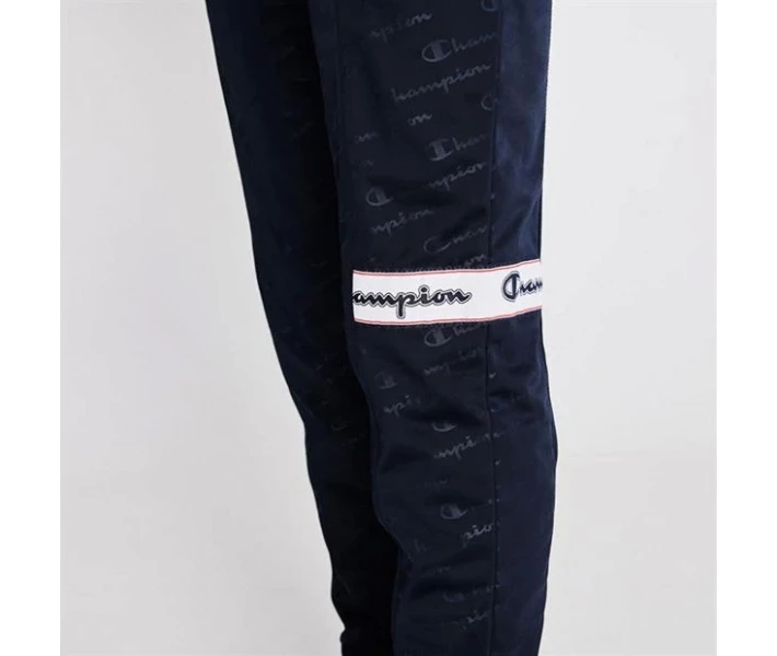 Фото - чоловічі спортивні штани Спортивні штани Champion Logo Tape Track Pant Navy XXL