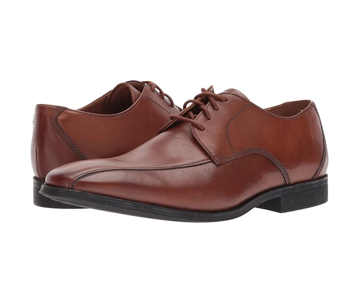 Фото - чоловічу туфлю Туфлі оксфорди Clarks Gilman Mode Dark Tan Leather 44.5
