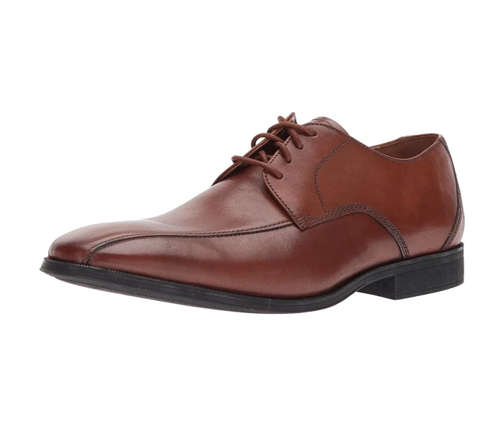 Фото - чоловічу туфлю Туфлі оксфорди Clarks Gilman Mode Dark Tan Leather 44.5