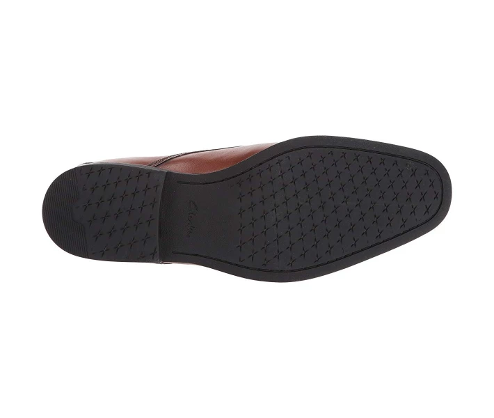 Фото - чоловічу туфлю Туфлі оксфорди Clarks Gilman Mode Dark Tan Leather 44.5