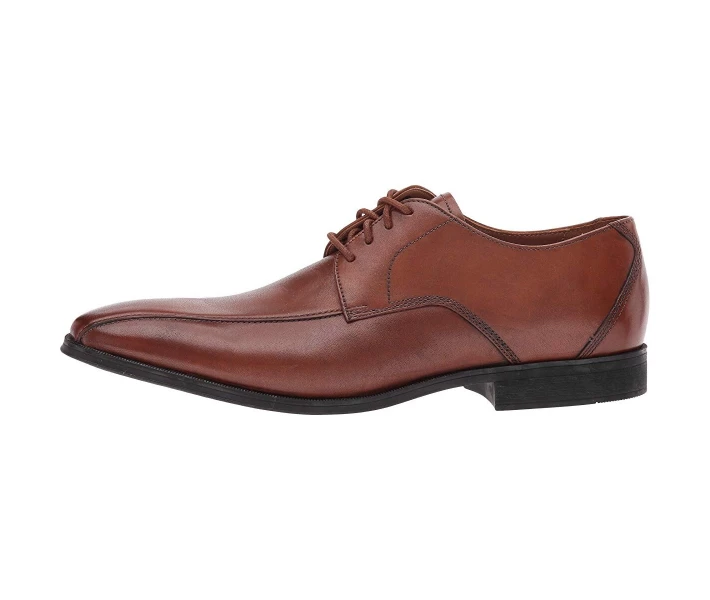 Фото - чоловічу туфлю Туфлі оксфорди Clarks Gilman Mode Dark Tan Leather 44.5