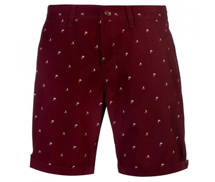 Фото - чоловічі шорти Шорти SoulCal All Over Print Chino Burgundy M
