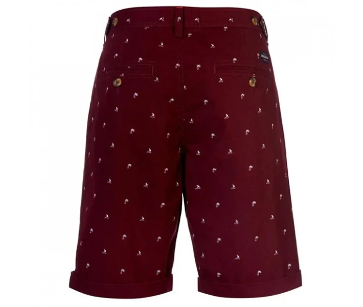 Фото - чоловічі шорти Шорти SoulCal All Over Print Chino Burgundy M