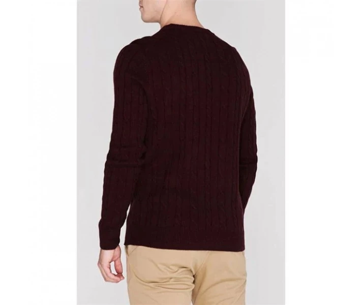 Фото - чоловічий джемпер Джемпер Howick Andover Crew Neck Burgundy Marl L