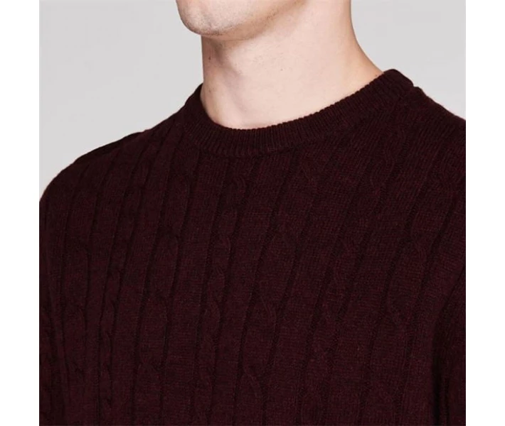 Фото - чоловічий джемпер Джемпер Howick Andover Crew Neck Burgundy Marl L