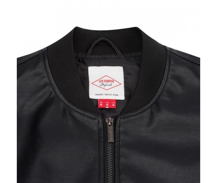 Фото - куртку мужскую Куртка Lee Cooper Bomber PU Black S