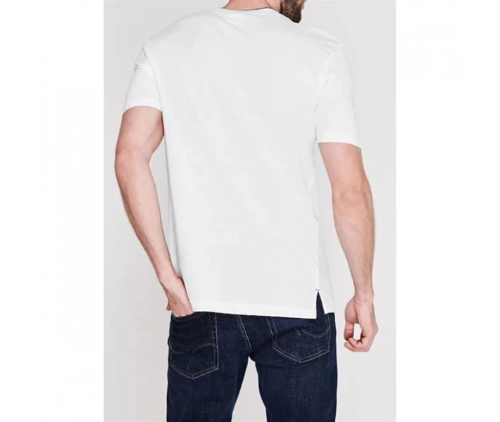 Фото - чоловічу футболку Футболка Lonsdale Tipped Tee White XS