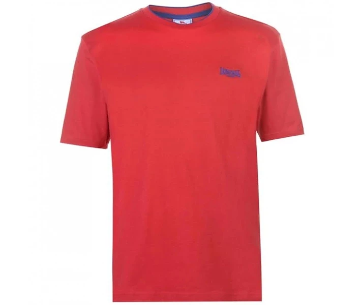 Фото - чоловічу футболку Футболка Lonsdale Tipped Tee True Red S