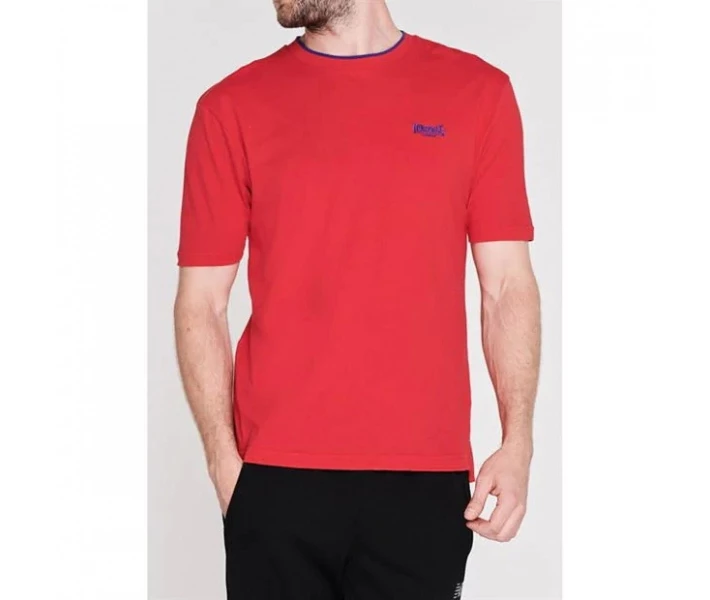 Фото - чоловічу футболку Футболка Lonsdale Tipped Tee True Red S
