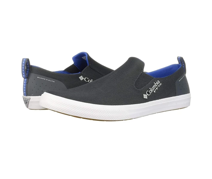 Фото - чоловічий мокасин Мокасини Columbia Dorado Slip PFG Graphite/Stormy Blue 44.5