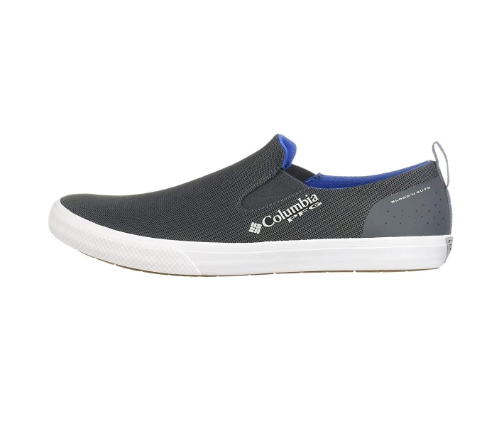 Фото - чоловічий мокасин Мокасини Columbia Dorado Slip PFG Graphite/Stormy Blue 44.5