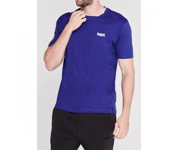 Фото - чоловічу футболку Футболка Lonsdale Tipped Tee Navy XS