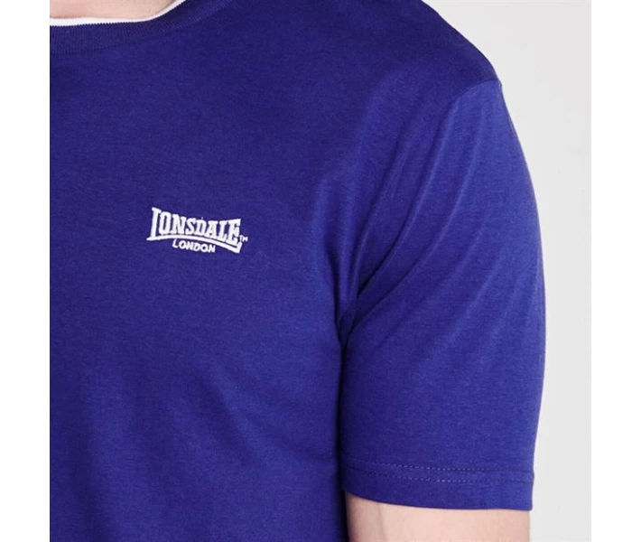 Фото - чоловічу футболку Футболка Lonsdale Tipped Tee Navy XS