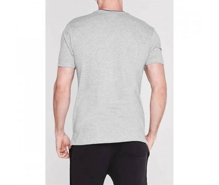 Фото - чоловічу футболку Футболка Lonsdale Tipped Tee Grey Marl S