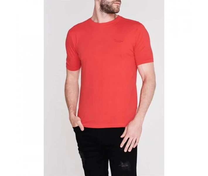 Фото - чоловічу футболку Футболка Lonsdale Plain Tee Poppy Red XXXL