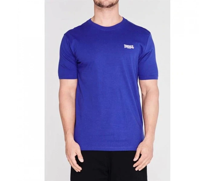 Фото - чоловічу футболку Футболка Lonsdale Plain Tee Royal Blue L