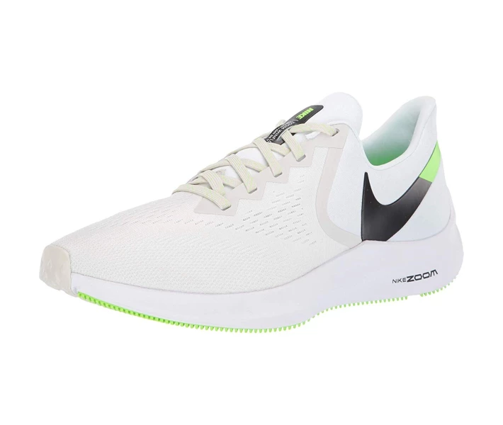 Фото - чоловічий кросівок Кросівки Nike Air Zoom Winflo 6 Platinum Tint/Black/White/Electric Green 47