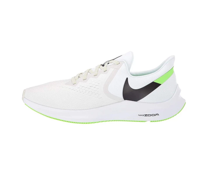 Фото - чоловічий кросівок Кросівки Nike Air Zoom Winflo 6 Platinum Tint/Black/White/Electric Green 47
