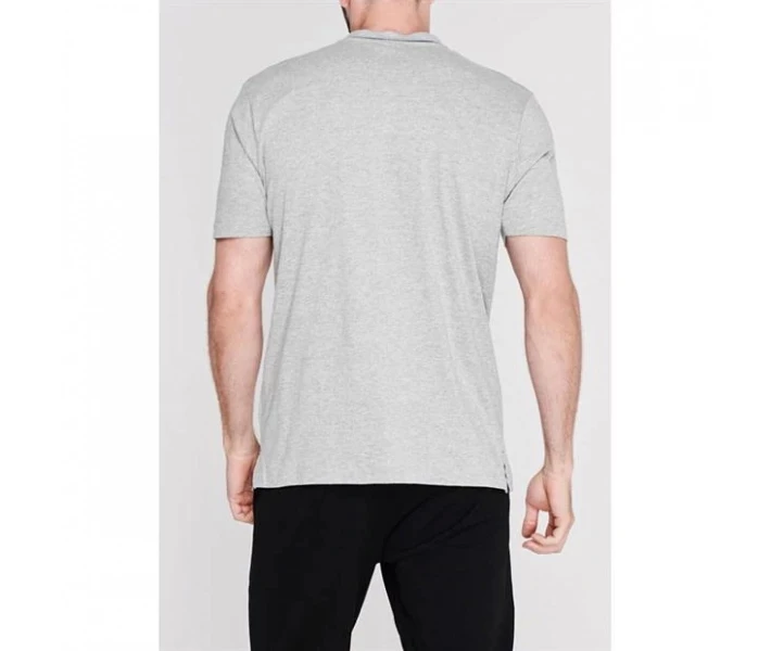 Фото - чоловічу футболку Футболка Lonsdale V Neck Tee Grey Marl S