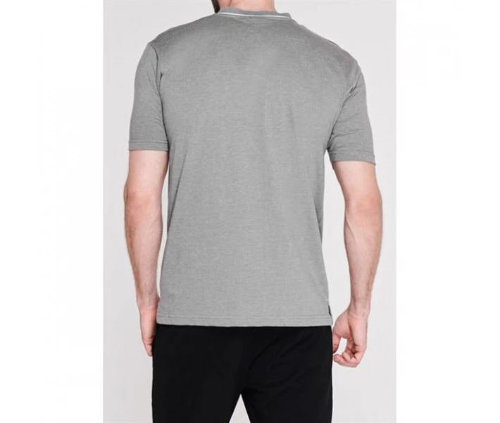 Фото - чоловічу футболку Футболка Lonsdale V Neck Tee Charcoal Marl XS