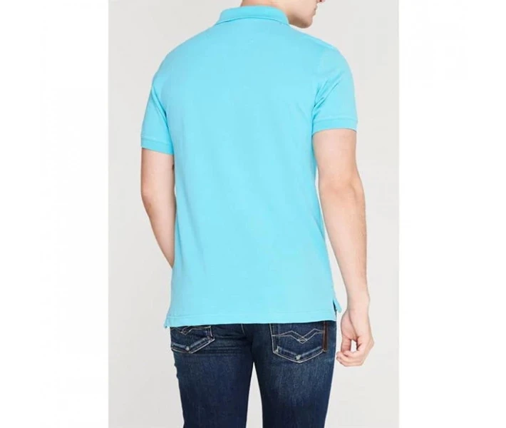 Фото - чоловіче поло Поло Pierre Cardin Plain Turquoise XXL