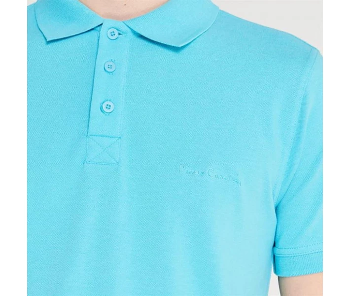 Фото - чоловіче поло Поло Pierre Cardin Plain Turquoise XXL