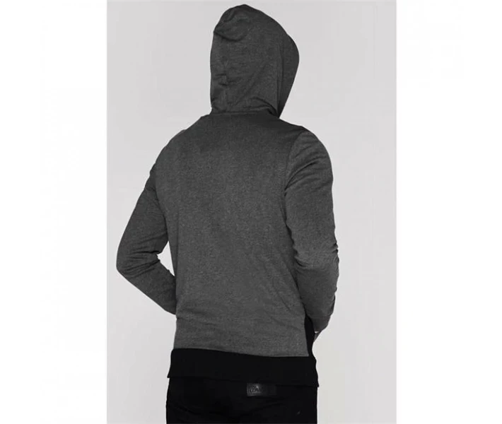 Фото - чоловіче худі Худі Jack and Jones Half Logo OTH Sn00 Dk Grey XL