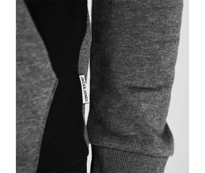 Фото - чоловіче худі Худі Jack and Jones Half Logo OTH Sn00 Dk Grey XL