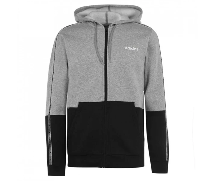 Фото - чоловіче худі Худі adidas C90 Taping FZ Hd01 Grey / Black L