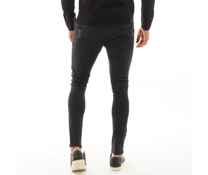Фото - чоловічі джинси Джинси Brave Soul Leyland Ripped Skinny Black/Charcoal Black 34W 34L